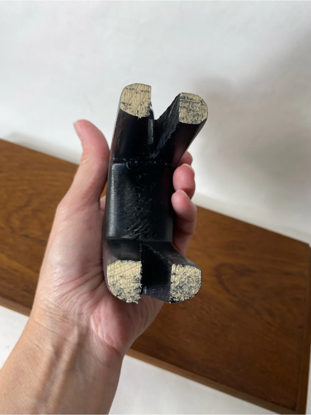 IKEA FINANSIELL Matte Black Dala Horse Minimal Decorative Sculpture